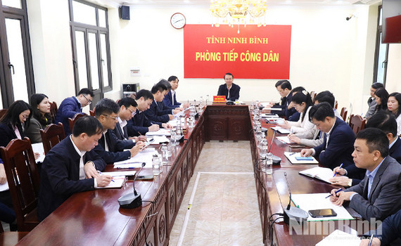 Đồng ch&iacute; B&iacute; thư Tỉnh ủy Đặng Xu&acirc;n Phong tiếp c&ocirc;ng d&acirc;n định kỳ th&aacute;ng 1/2026