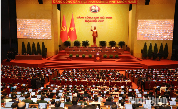 Ng&agrave;y l&agrave;m việc thứ 2 - Đại hội XIV của Đảng: Thảo luận tại hội trường về c&aacute;c Văn kiện Đại hội