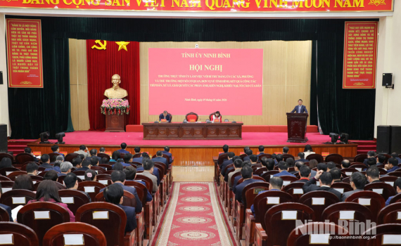 Thường trực Tỉnh ủy l&agrave;m việc với B&iacute; thư Đảng ủy c&aacute;c x&atilde;, phường v&agrave; Thủ trưởng một số cơ quan, đơn vị về c&ocirc;ng t&aacute;c tiếp d&acirc;n