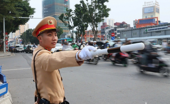 C&ocirc;ng an TP H&agrave; Nội điều chỉnh phương &aacute;n ph&acirc;n luồng phục vụ Đại hội XIV của Đảng