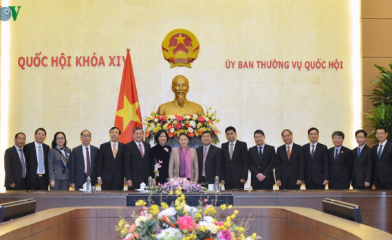 Chủ tịch Quốc hội tiếp c&aacute;c Đại sứ Việt Nam tại nước ngo&agrave;i