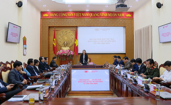 BTV Tỉnh ủy l&agrave;m việc với L&atilde;nh đạo C&ocirc;ng ty CP Tập đo&agrave;n Th&agrave;nh C&ocirc;ng