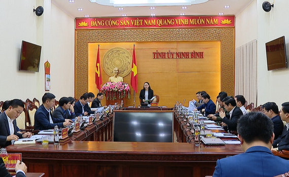 Hội nghị Ban Thường vụ Tỉnh ủy