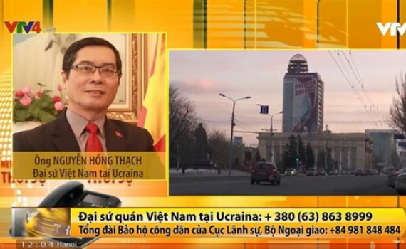 Về việc bảo hộ c&ocirc;ng d&acirc;n Việt Nam tại Ukraine: K&ecirc;u gọi b&agrave; con b&igrave;nh tĩnh, kh&ocirc;ng qu&aacute; lo lắng