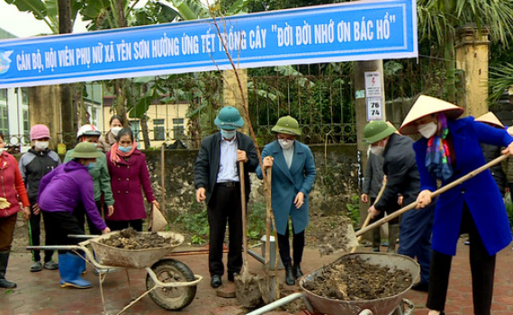 Hội LHPN th&agrave;nh phố Tam Điệp x&acirc;y dựng m&ocirc; h&igrave;nh &ldquo;Đường c&acirc;y phụ nữ&rdquo;