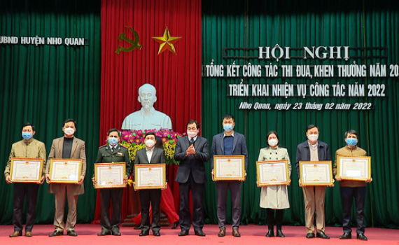 Nho Quan ph&aacute;t động phong tr&agrave;o thi đua y&ecirc;u nước năm 2022
