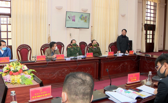 Hội nghị nghe b&aacute;o c&aacute;o Quy hoạch ph&acirc;n khu Khu vực trung t&acirc;m Ninh V&acirc;n