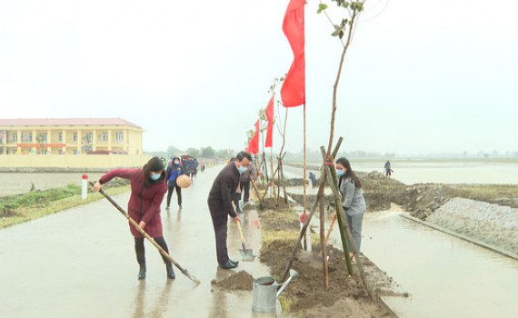 Hội LHPN tỉnh ra qu&acirc;n trồng &ldquo;Đường c&acirc;y phụ nữ&rdquo;
