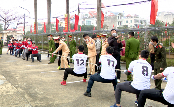 C&ocirc;ng an TP Ninh B&igrave;nh giao lưu thể thao mừng Đảng, mừng Xu&acirc;n