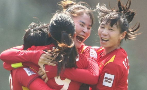 Đội tuyển b&oacute;ng đ&aacute; nữ Việt Nam lần đầu ti&ecirc;n dự World Cup