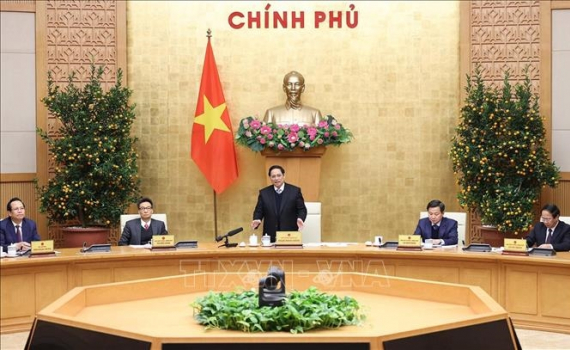 Thủ tướng Phạm Minh Ch&iacute;nh chủ tr&igrave; họp Thường trực Ch&iacute;nh phủ đ&aacute;nh gi&aacute; t&igrave;nh h&igrave;nh Tết Nguy&ecirc;n đ&aacute;n