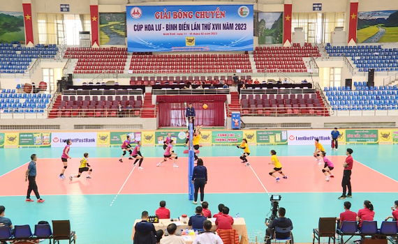Ng&agrave;y thi đấu thứ 2 Giải b&oacute;ng chuyền c&uacute;p Hoa Lư &ndash; B&igrave;nh Điền năm 2023