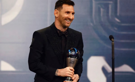 Messi gi&agrave;nh giải FIFA The Best