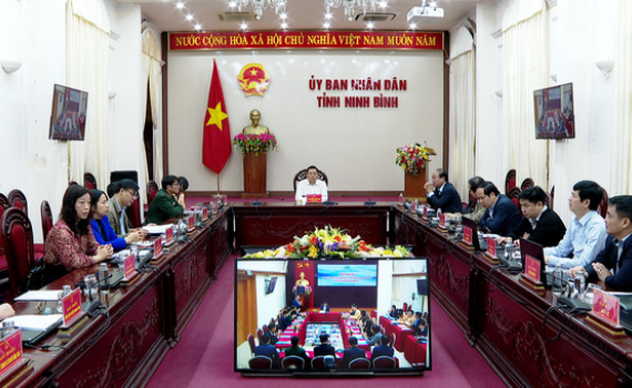 Hội nghị trực tuyến to&agrave;n quốc triển khai c&ocirc;ng t&aacute;c đảm bảo trật tự ATGT năm 2023