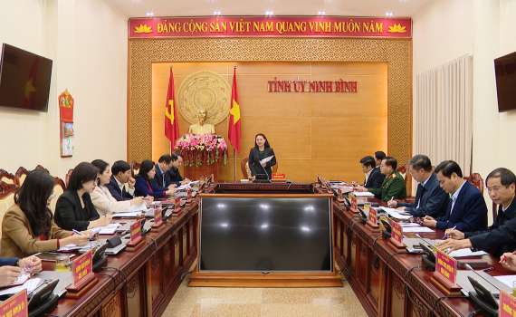 Thường trực Tỉnh ủy triển khai c&ocirc;ng t&aacute;c l&atilde;nh đạo thực hiện nhiệm vụ th&aacute;ng 2/2023