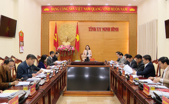 Hội nghị Ban Thường vụ Tỉnh ủy ng&agrave;y 15/2/2023