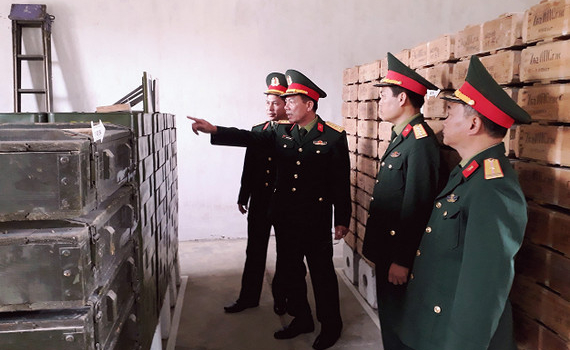 Bộ Chỉ huy Qu&acirc;n sự tỉnh kiểm tra c&ocirc;ng t&aacute;c chuẩn bị huấn luyện năm 2023