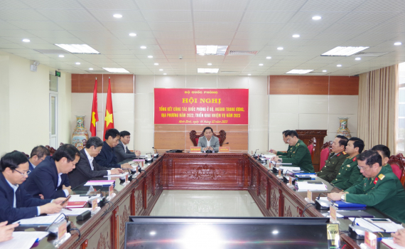 Tổng kết c&ocirc;ng t&aacute;c quốc ph&ograve;ng ở bộ, ng&agrave;nh Trung ương, địa phương năm 2022
