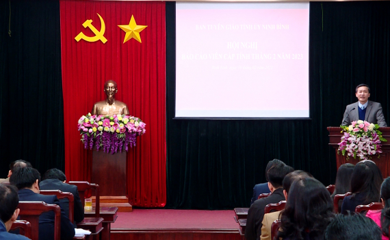 Hội nghị b&aacute;o c&aacute;o vi&ecirc;n th&aacute;ng 2/2023