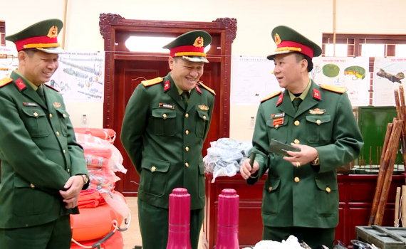Bộ CHQS tỉnh kiểm tra c&ocirc;ng t&aacute;c chuẩn bị huấn luyện năm 2023