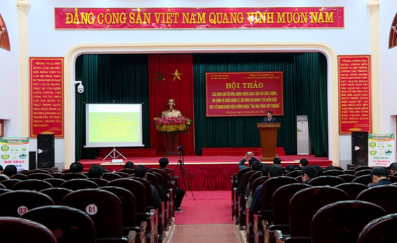 Hội thảo x&acirc;y dựng nh&atilde;n hiệu chứng nhận &ldquo;Tr&agrave; hoa v&agrave;ng C&uacute;c Phương&rdquo;