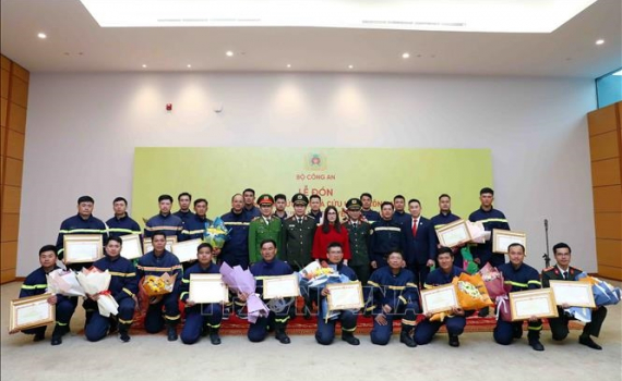 Đo&agrave;n c&ocirc;ng t&aacute;c của Bộ C&ocirc;ng an Việt Nam ho&agrave;n th&agrave;nh xuất sắc nhiệm vụ trở về từ Thổ Nhĩ Kỳ