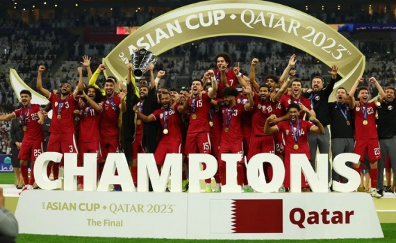 Hưởng 3 quả penalty, Qatar v&ocirc; địch Asian Cup 2023
