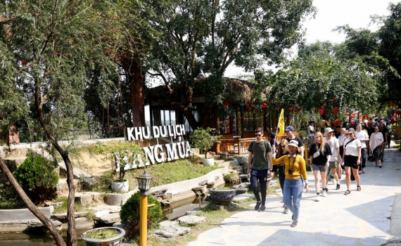 Kh&aacute;ch du lịch đến Ninh B&igrave;nh tăng đột biến dịp Tết