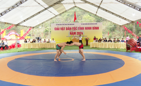 Khai mạc Giải vật d&acirc;n tộc tỉnh Ninh B&igrave;nh năm 2024