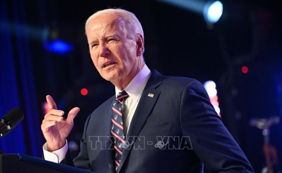 Bầu cử Mỹ 2024: Tổng thống Joe Biden chiến thắng trong cuộc bầu cử sơ bộ của đảng D&acirc;n chủ tại South Carolina