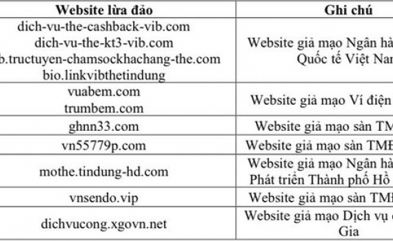 Cảnh b&aacute;o một số website giả mạo người d&ugrave;ng Internet cần tr&aacute;nh