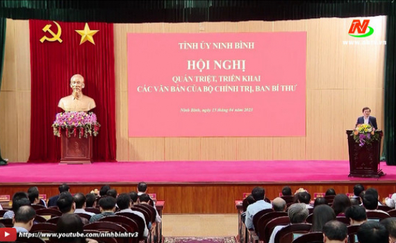 Dấu ấn c&ocirc;ng t&aacute;c x&acirc;y dựng Đảng tỉnh Ninh B&igrave;nh năm 2023