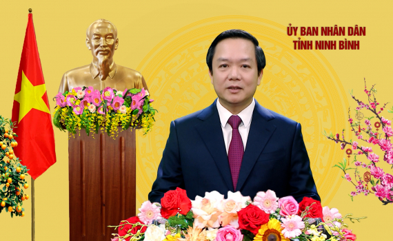 Lời ch&uacute;c Tết Xu&acirc;n Gi&aacute;p Th&igrave;n 2024 của đồng ch&iacute; Chủ tịch UBND tỉnh Ninh B&igrave;nh