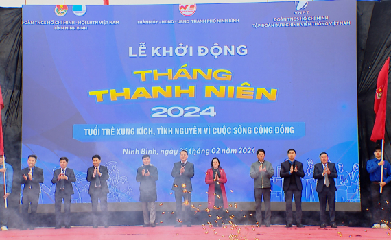 Lễ khởi động Th&aacute;ng Thanh ni&ecirc;n năm 2024