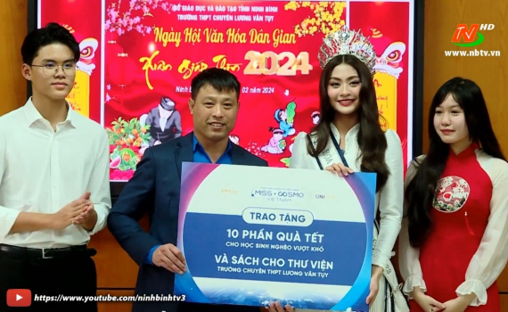Ng&agrave;y hội văn h&oacute;a d&acirc;n gian ch&agrave;o Xu&acirc;n Gi&aacute;p Th&igrave;n tại Trường THPT chuy&ecirc;n Lương Văn Tuỵ