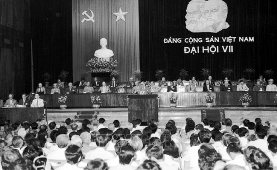 C&aacute;c kỳ đại hội của Đảng v&agrave; những dấu ấn lịch sử - Đại hội lần thứ VII: Đổi mới to&agrave;n diện v&agrave; đồng bộ, đưa c&ocirc;ng cuộc đổi mới đi v&agrave;o chiều s&acirc;u