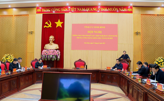 Th&ocirc;ng b&aacute;o nhanh kết quả Hội nghị Ban Chấp h&agrave;nh Trung ương Đảng kh&oacute;a XIII, th&aacute;ng 1/2025
