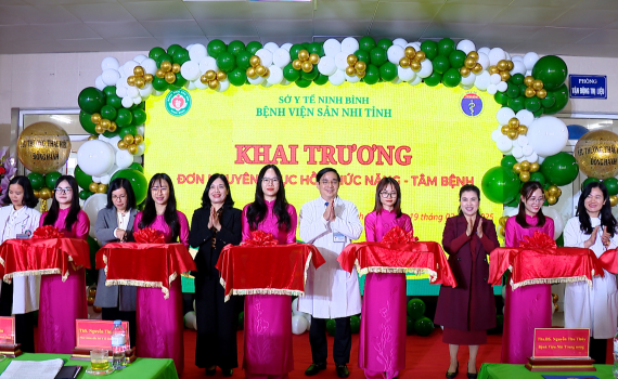 Bệnh viện Sản - Nhi Ninh B&igrave;nh khai trương Đơn nguy&ecirc;n Phục hồi chức năng - T&acirc;m bệnh