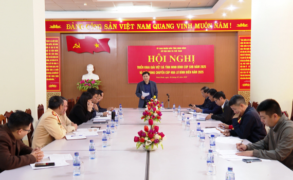 Giải b&oacute;ng chuyền c&uacute;p Hoa Lư - B&igrave;nh Điền diễn ra từ ng&agrave;y 4 - 9/3/2025