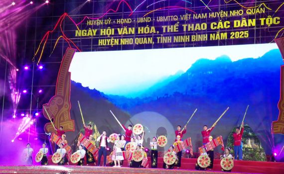 Hội diễn nghệ thuật quần ch&uacute;ng huyện Nho Quan năm 2025