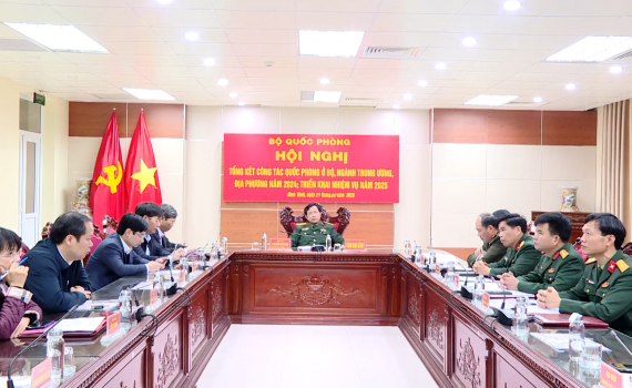 Bộ Quốc ph&ograve;ng tổng kết c&ocirc;ng t&aacute;c Quốc ph&ograve;ng ở Bộ, ng&agrave;nh Trung ương v&agrave; địa phương