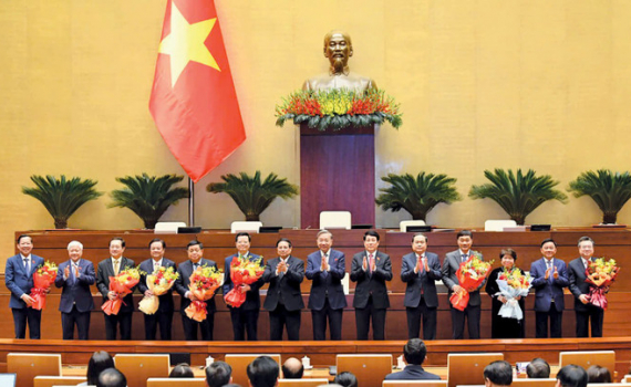 Quốc hội bầu &ocirc;ng Vũ Hồng Thanh v&agrave; &ocirc;ng L&ecirc; Minh Hoan giữ chức Ph&oacute; Chủ tịch Quốc hội kh&oacute;a XV