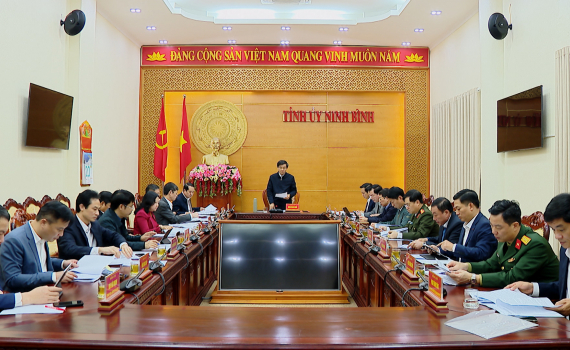 Hội nghị Ban Chỉ đạo cấp tỉnh về ph&aacute;t triển khoa học, c&ocirc;ng nghệ, đổi mới s&aacute;ng tạo v&agrave; chuyển đổi số