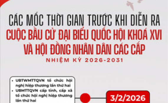 C&aacute;c mốc thời gian trước cuộc bầu cử đại biểu Quốc hội kh&oacute;a XVI v&agrave; HĐND c&aacute;c cấp