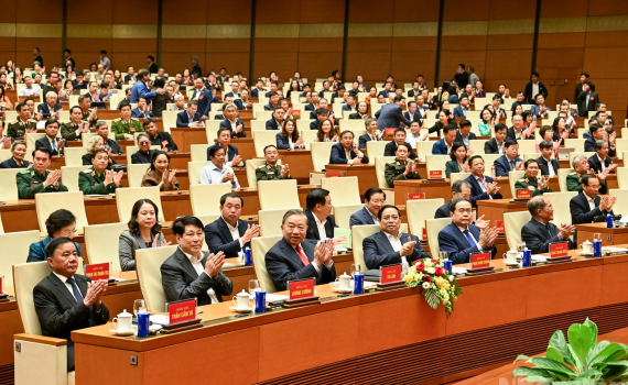 Hội nghị to&agrave;n quốc qu&aacute;n triệt, triển khai thực hiện Nghị quyết số 79-NQ/TW v&agrave; Nghị quyết số 80-NQ/TW của Bộ Ch&iacute;nh trị