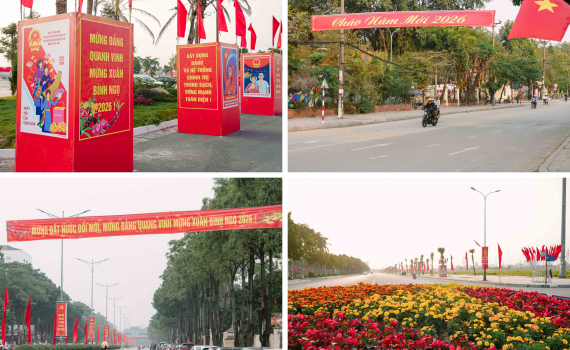 Sắc xu&acirc;n về tr&ecirc;n đất Cố đ&ocirc; Ninh B&igrave;nh