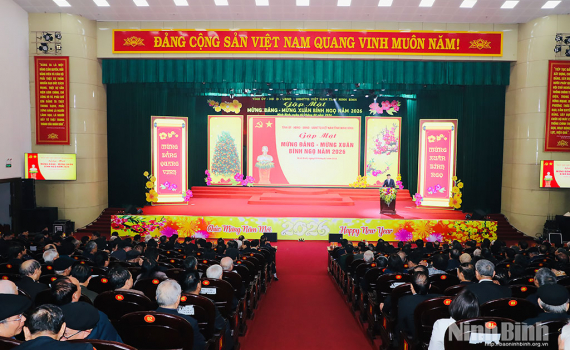 Tỉnh uỷ, HĐND, UBND, Ủy ban MTTQ Việt Nam tỉnh tổ chức gặp mặt mừng Đảng, mừng Xu&acirc;n B&iacute;nh Ngọ 2026