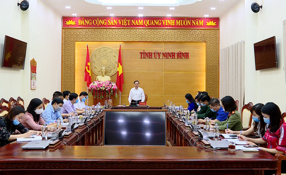 Giao ban c&ocirc;ng t&aacute;c D&acirc;n vận Qu&yacute; I/2020