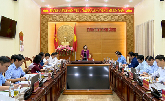 Hội nghị Ban Thường vụ Tỉnh ủy