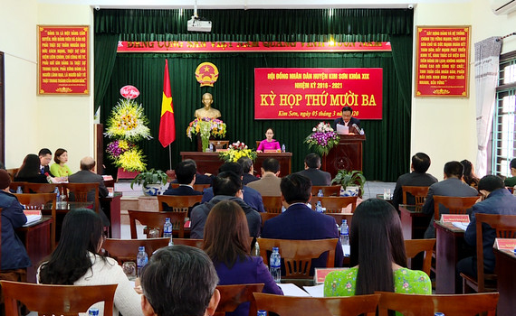 Kỳ họp thứ 13, HĐND huyện Kim Sơn kh&oacute;a XIX